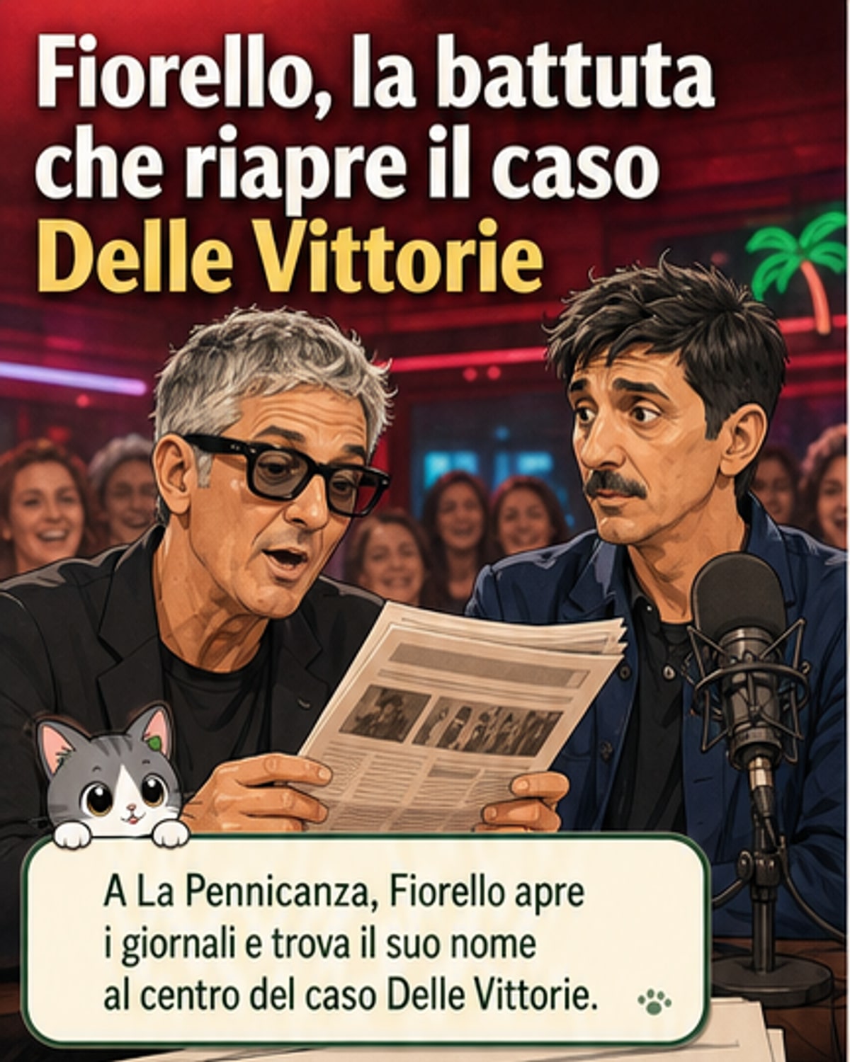 Fiorello scherza sul ritorno al Delle Vittorie