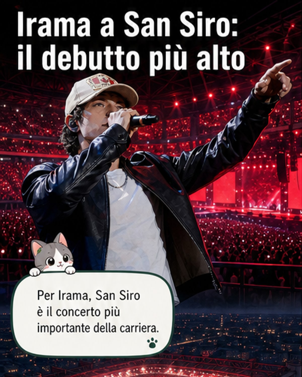 Irama debutta a San Siro