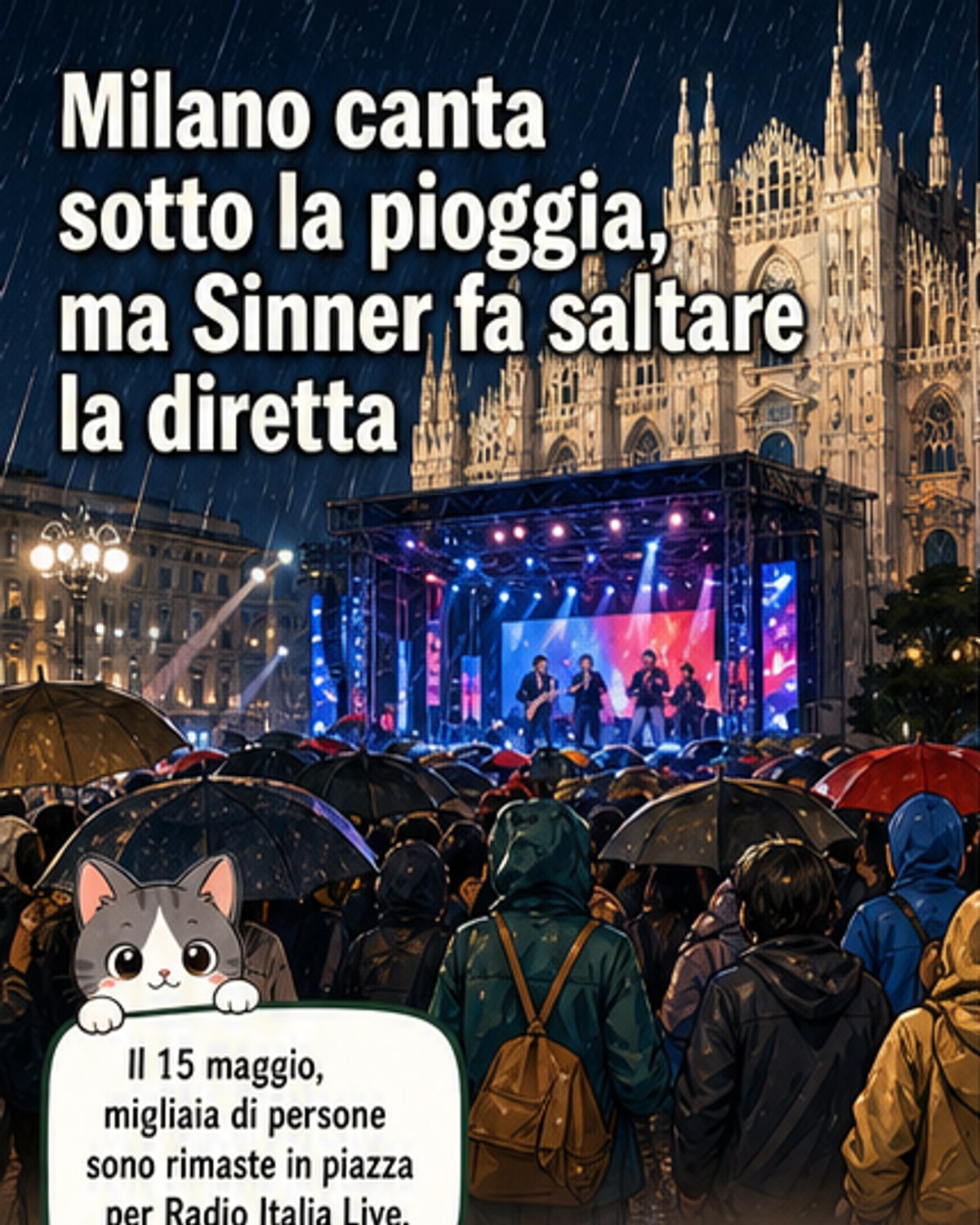 Concerto di Radio Italia a Milano