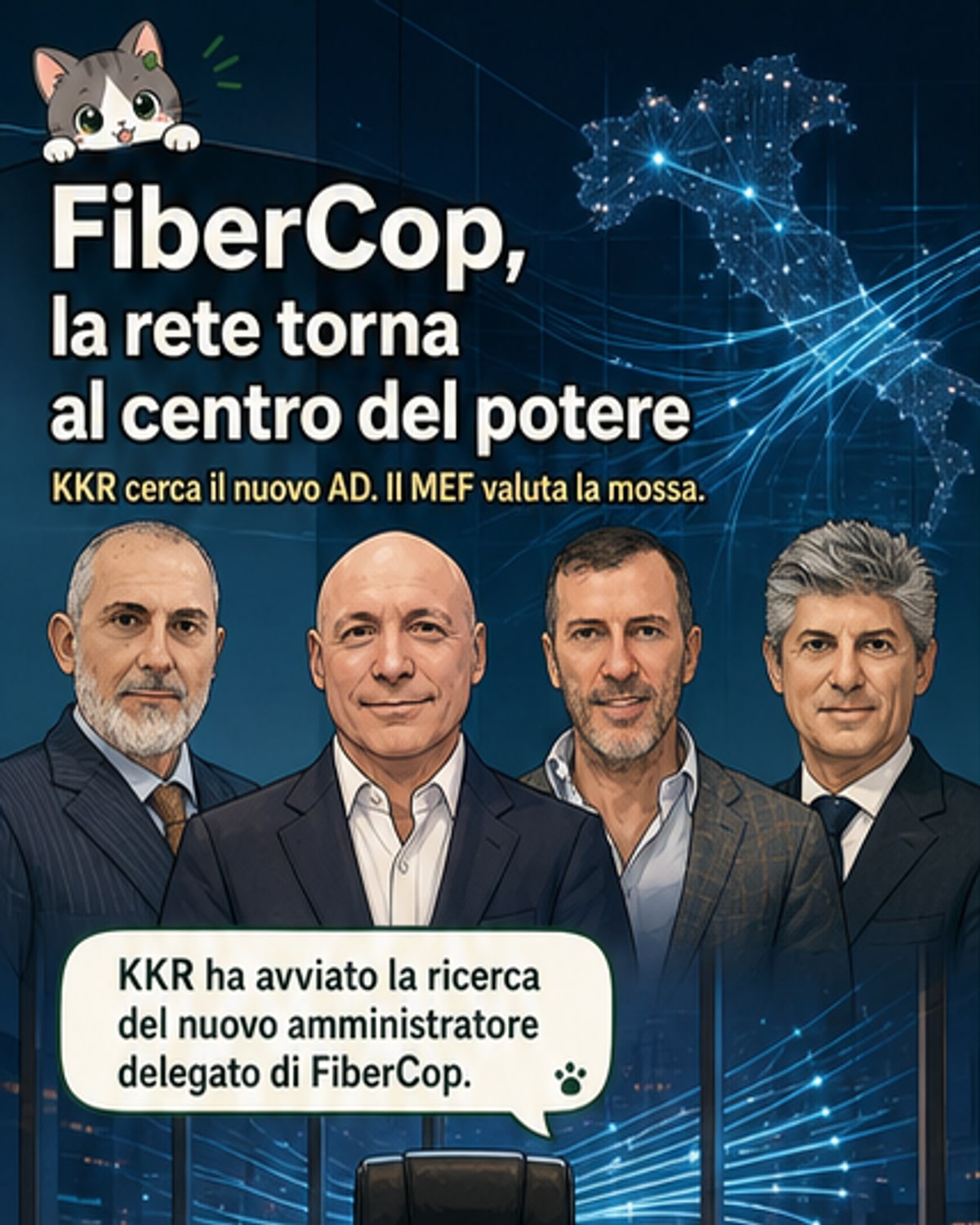 FiberCop cerca un nuovo AD, il MEF valuta il riacquisto