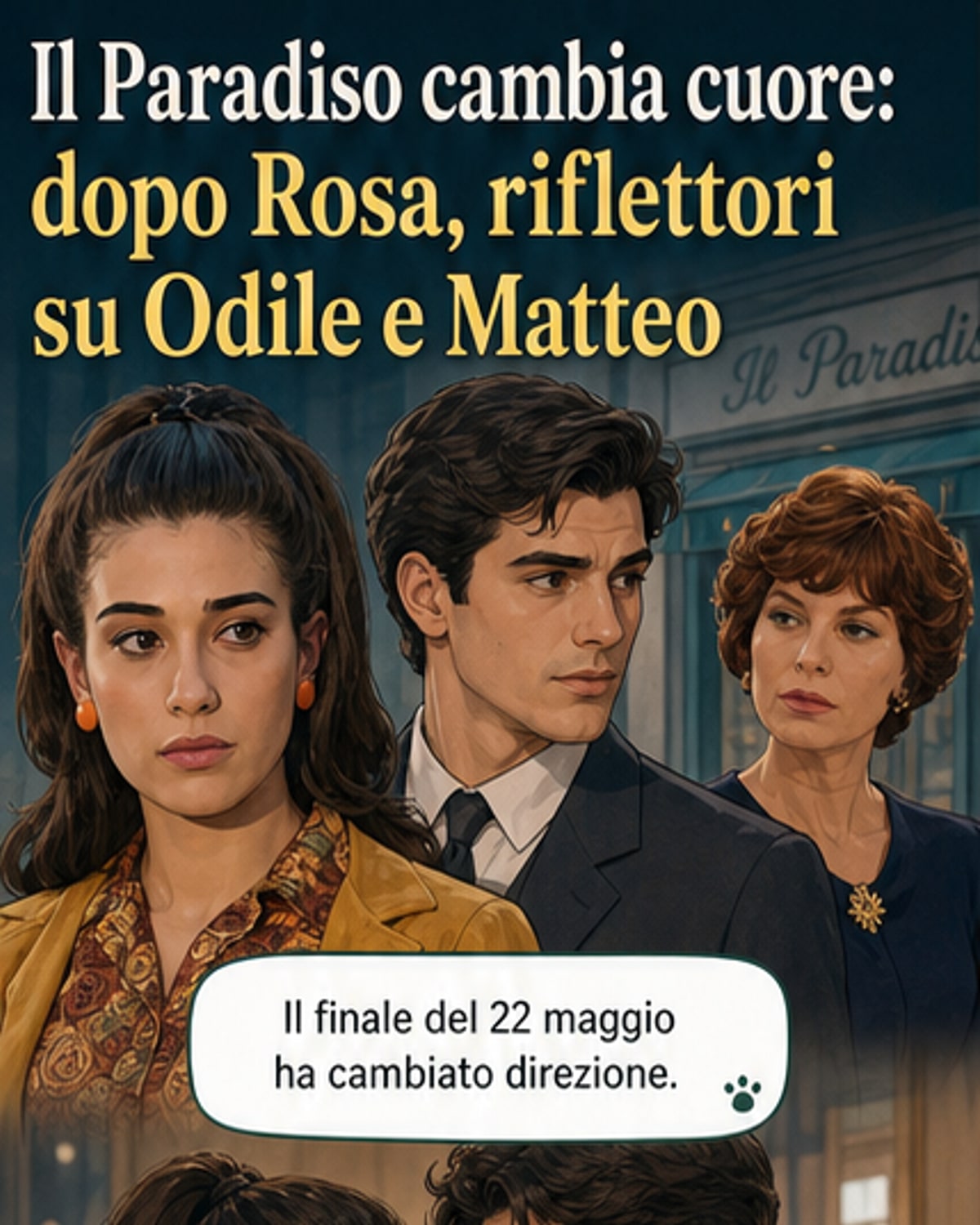 Il Paradiso delle Signore cambia coppia