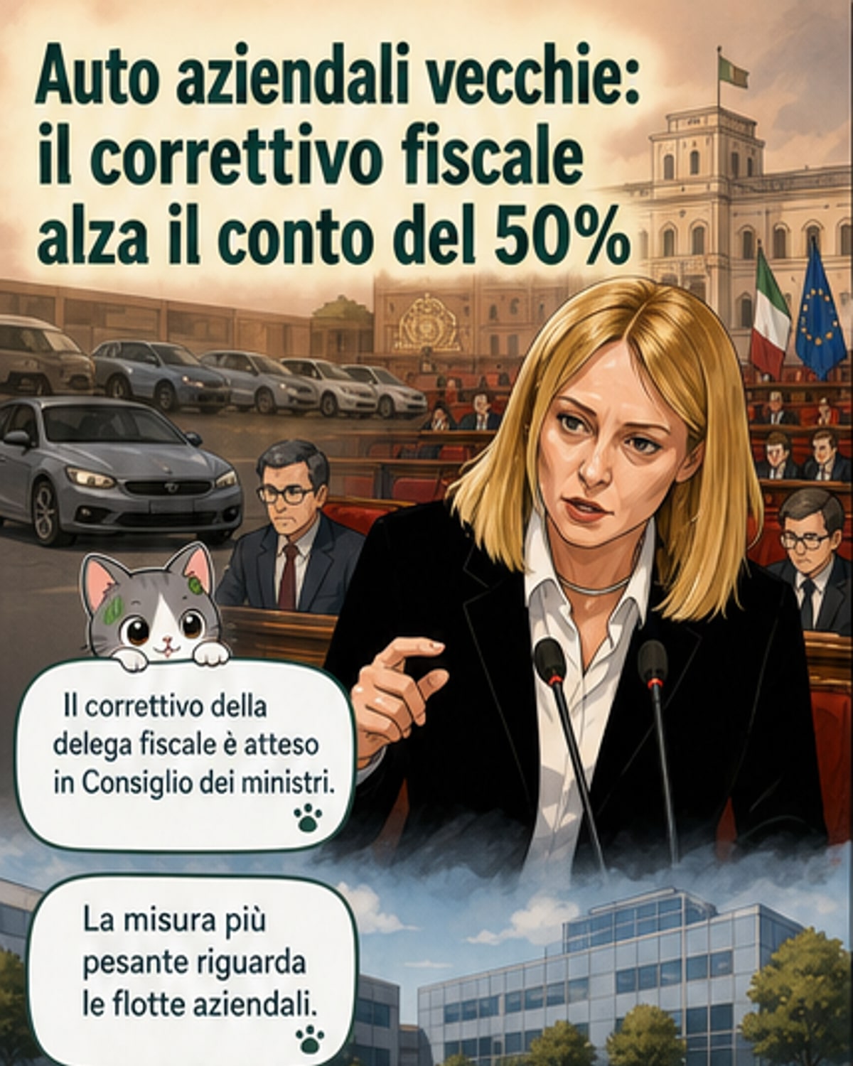 Tasse sulle auto aziendali, stretta sui modelli vecchi