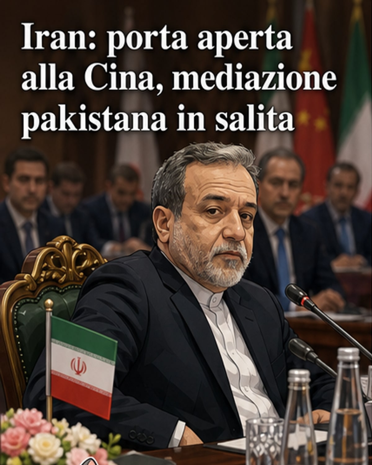 Iran apre a mediazione cinese per la pace