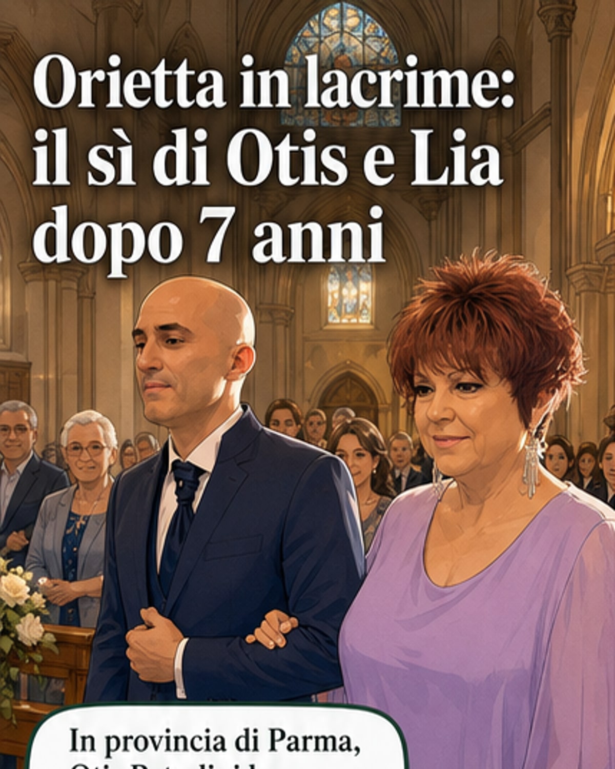 Orietta Berti piange al matrimonio del figlio