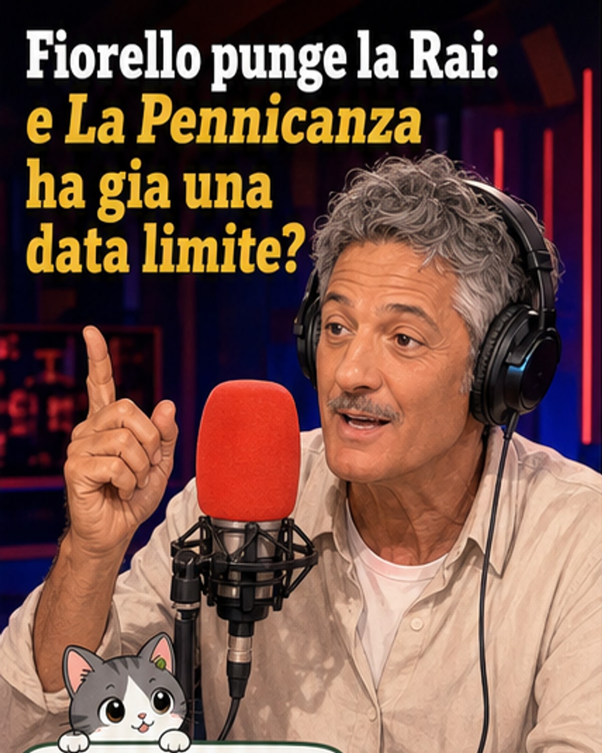Fiorello annuncia la fine di La Pennicanza