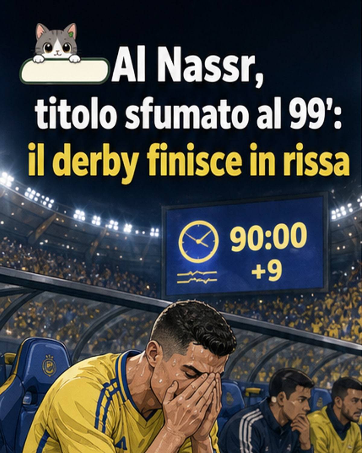 Rissa in campo e sugli spalti dopo il pareggio