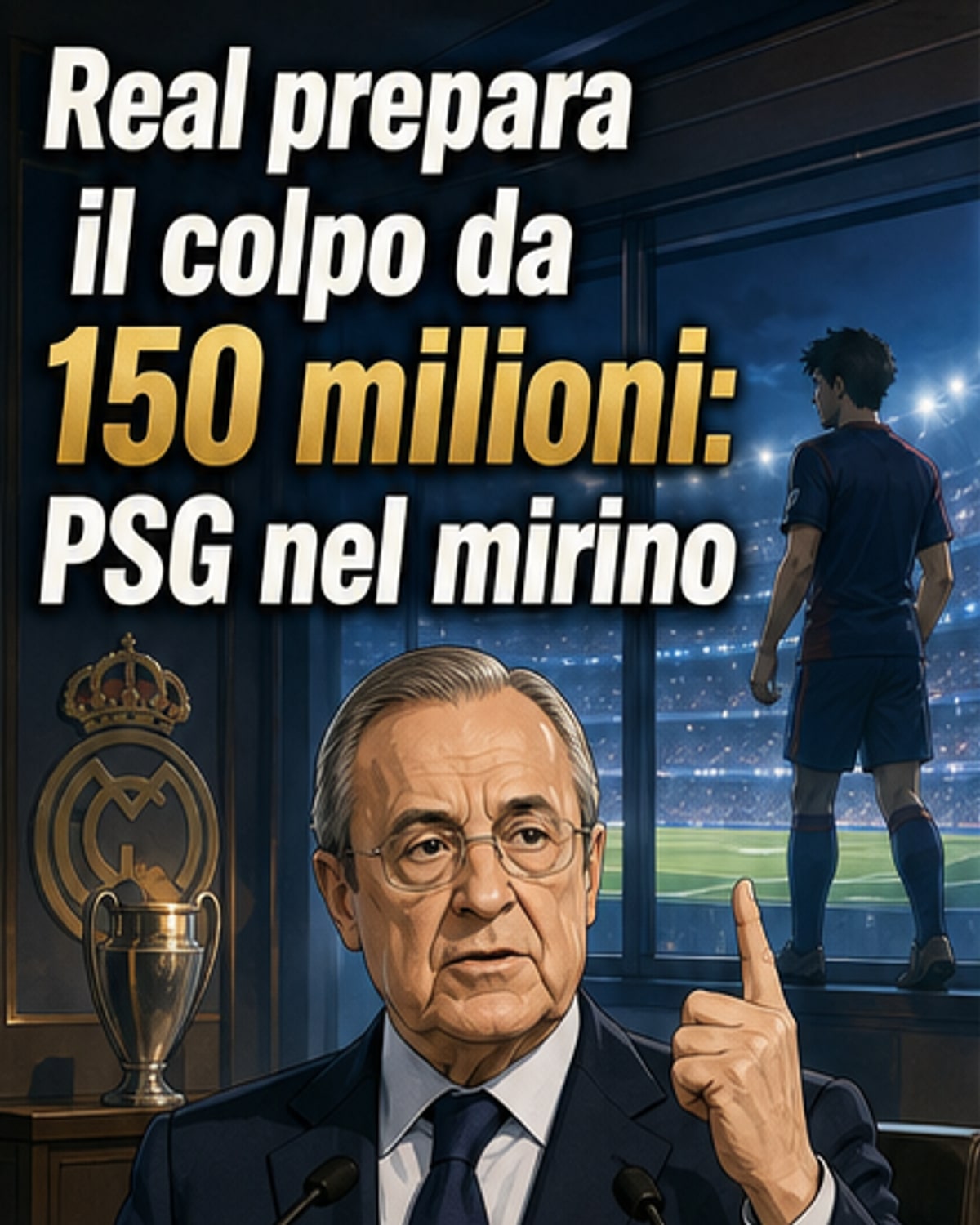 Real Madrid, offerta da 150M