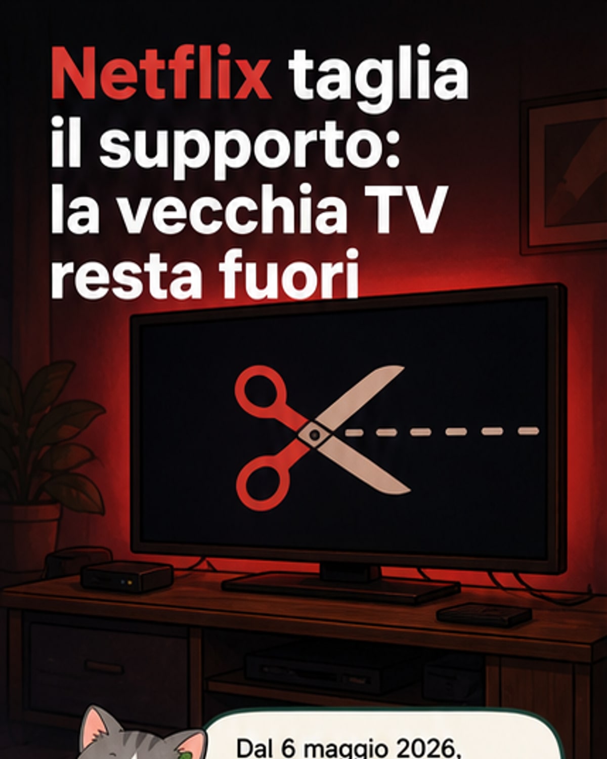 Netflix abbandona i vecchi dispositivi