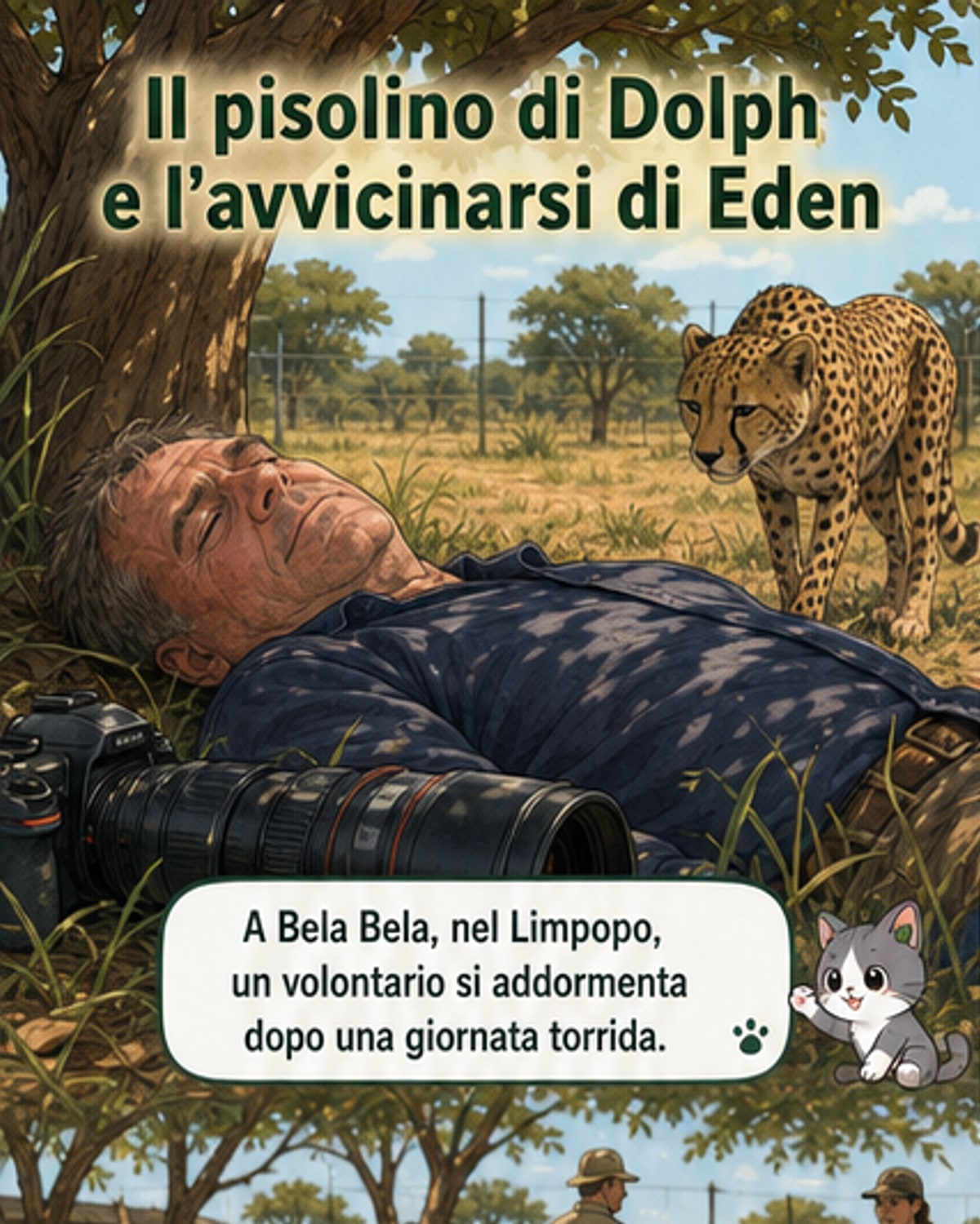 Un pisolino sotto un albero e un ghepardo cambia la sua vita