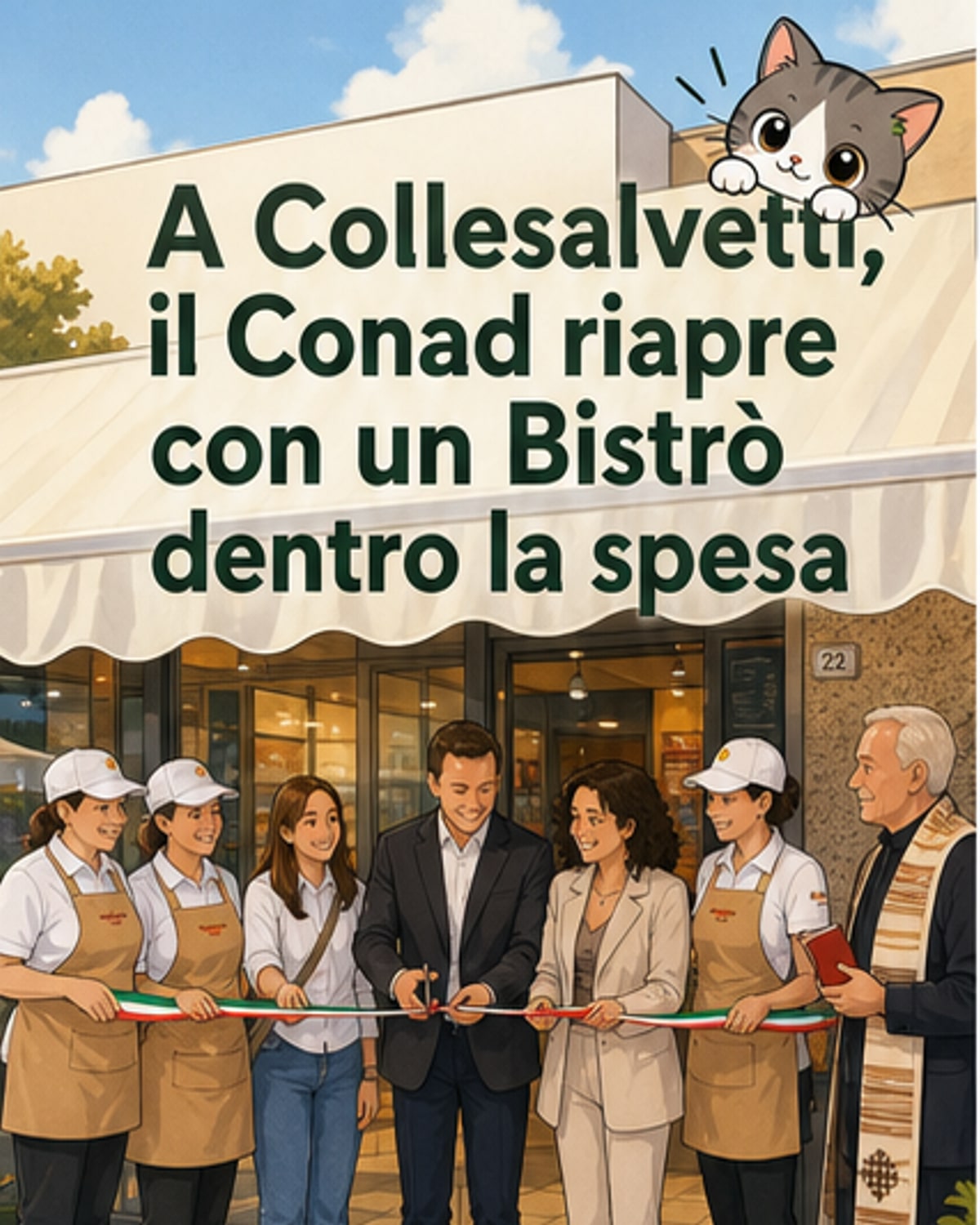 Conad rinnova il punto vendita di Collesalvetti