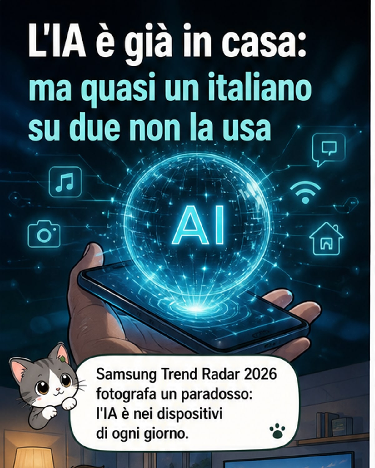 Gli italiani usano davvero l'IA?