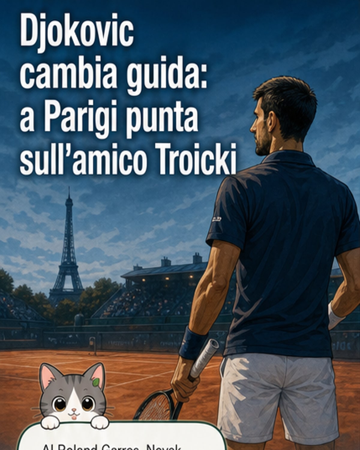 Djokovic sceglie Troicki per Parigi