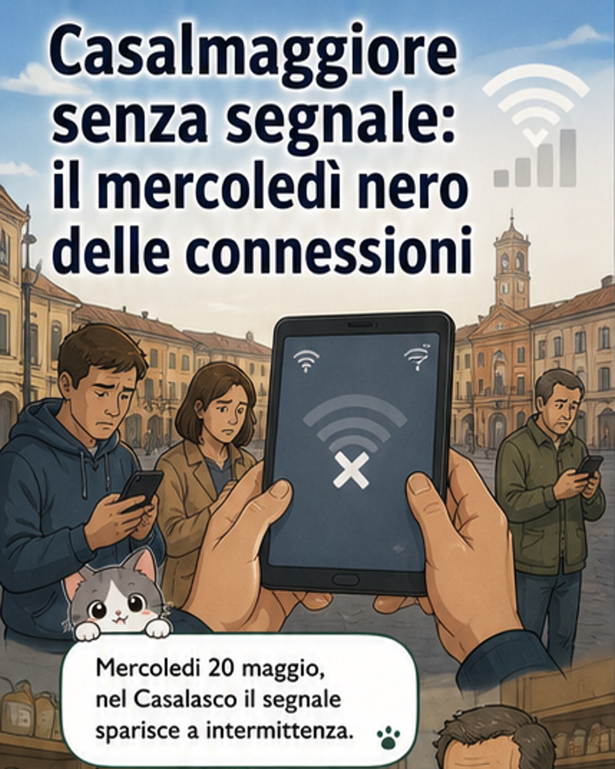 Un blackout ha colpito telefonia e Wi-Fi