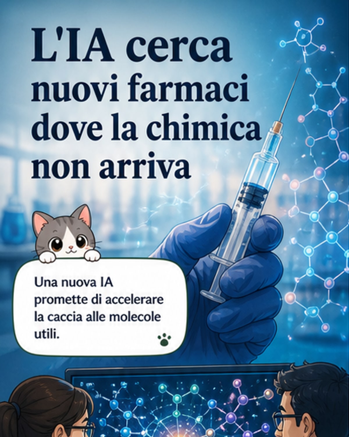 L'IA disegna molecole per fermare i super batteri