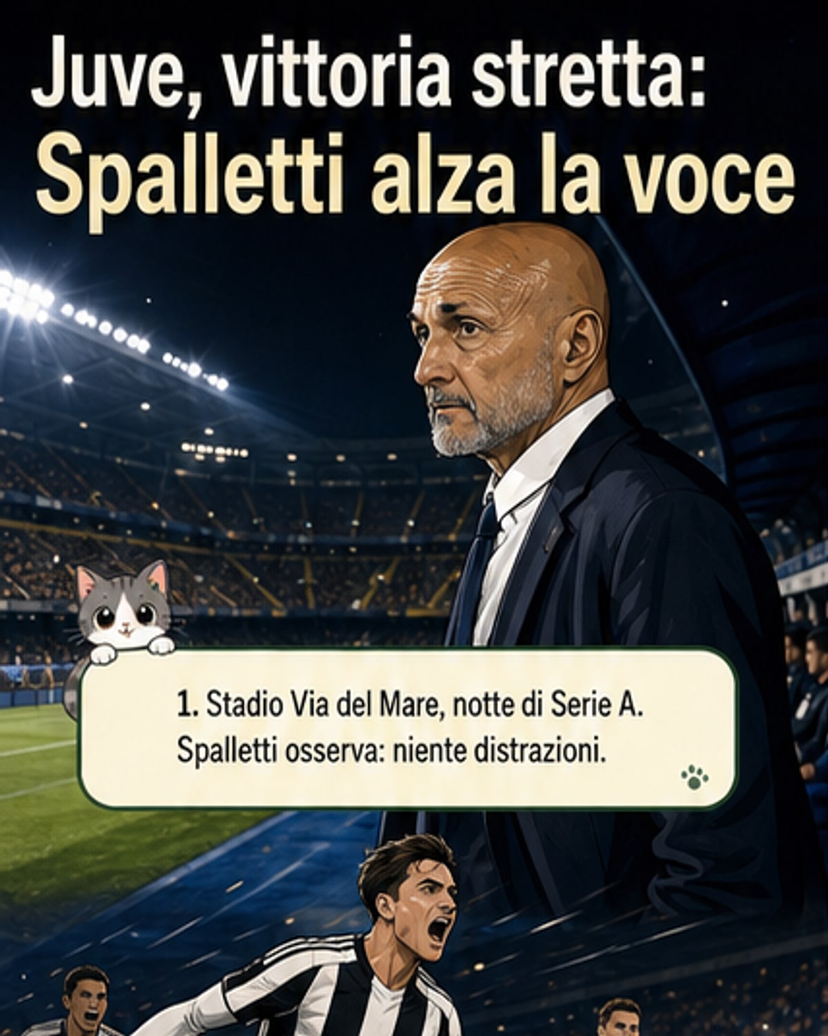 Spalletti critica la Juve: 'Non basta vincere 1-0'