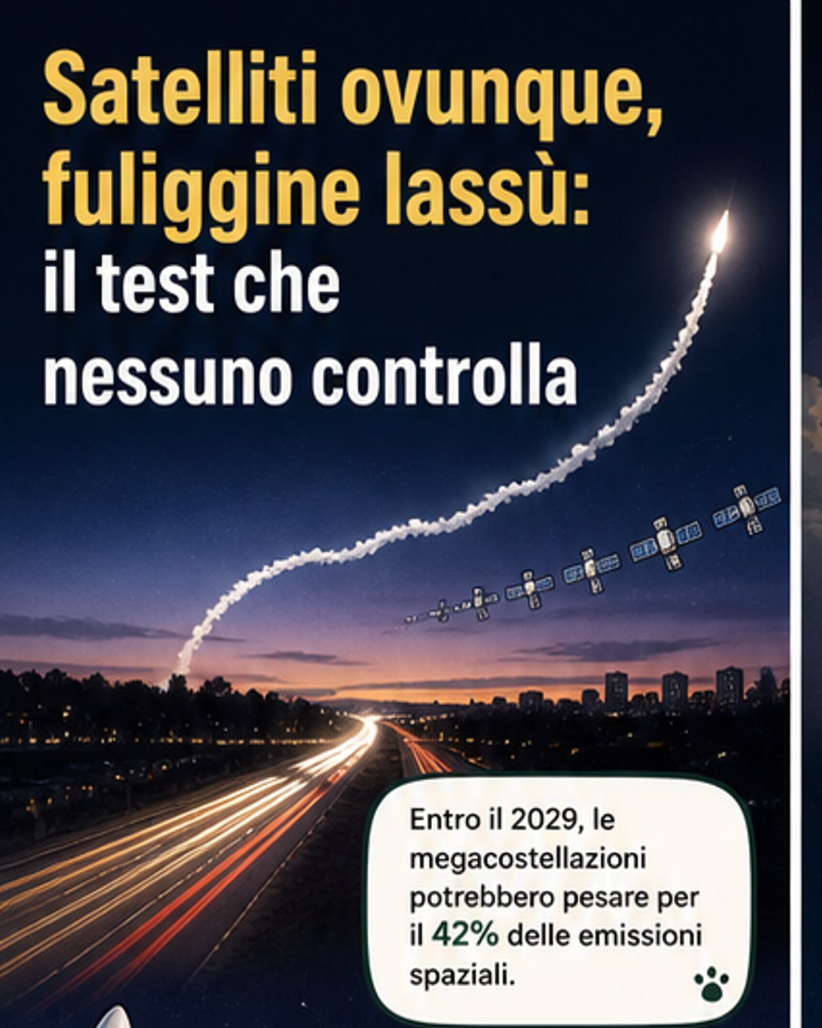 Satelliti inquinano l'alta atmosfera più del previsto