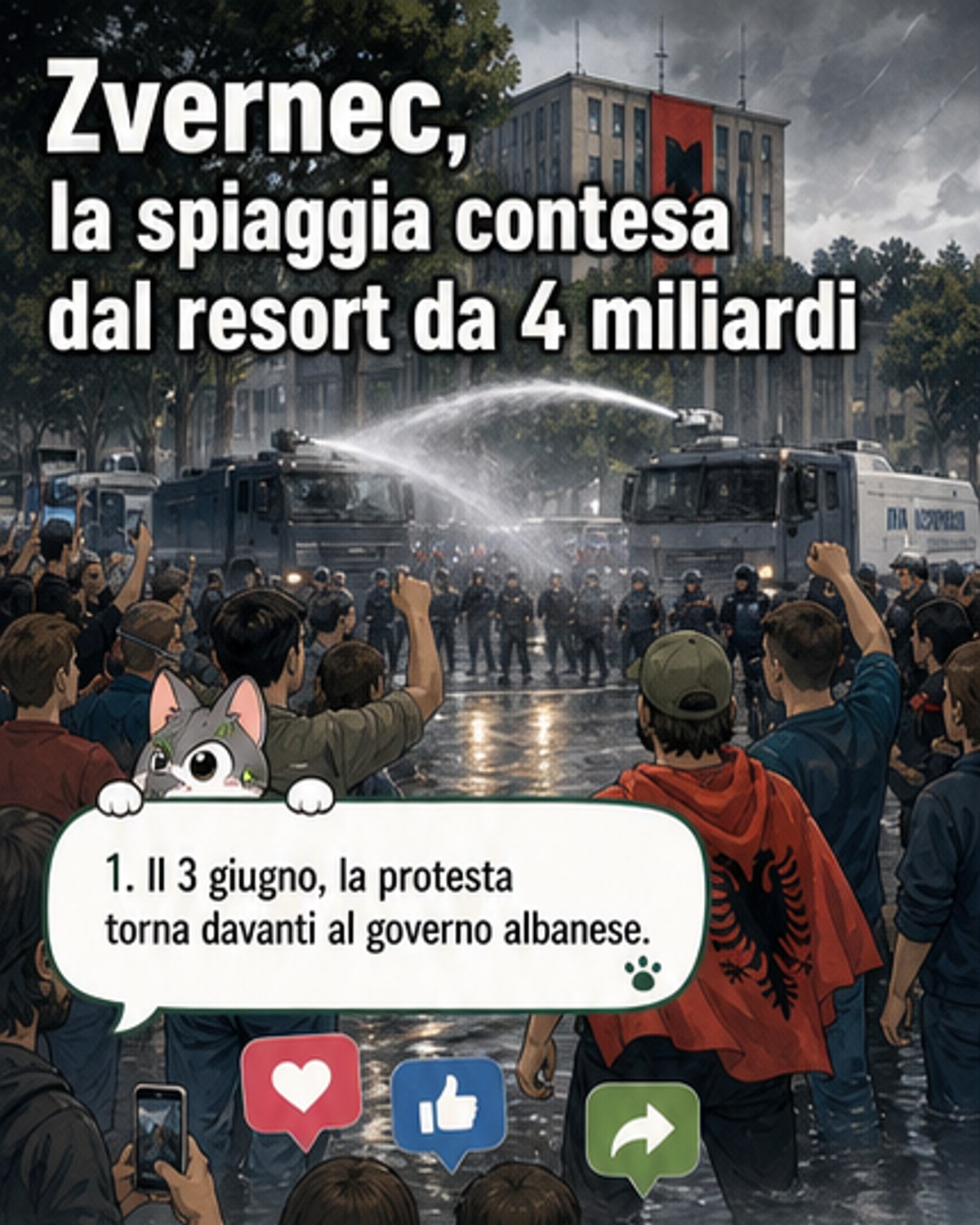 Proteste in Albania contro resort milionario