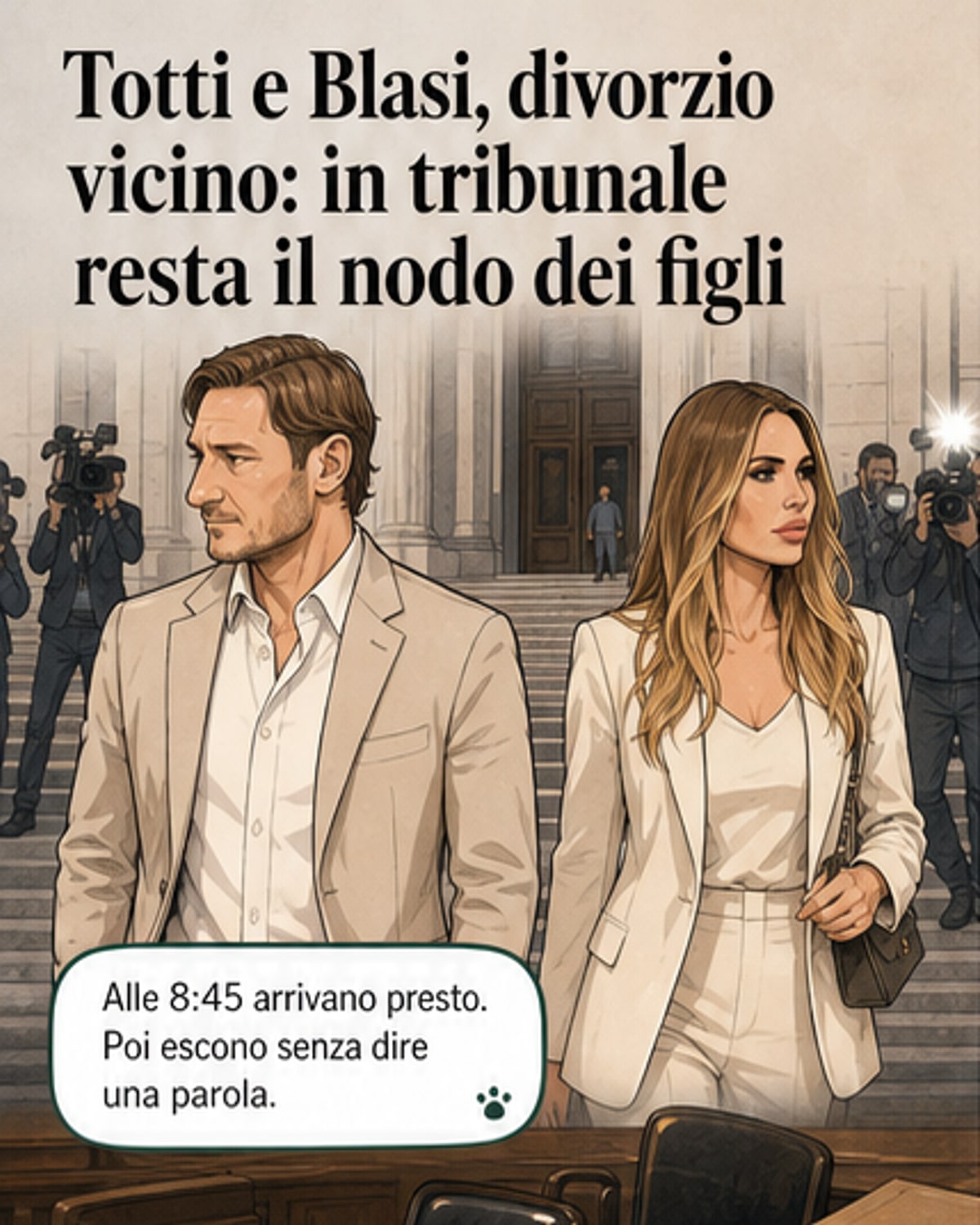 Totti e Blasi verso il divorzio