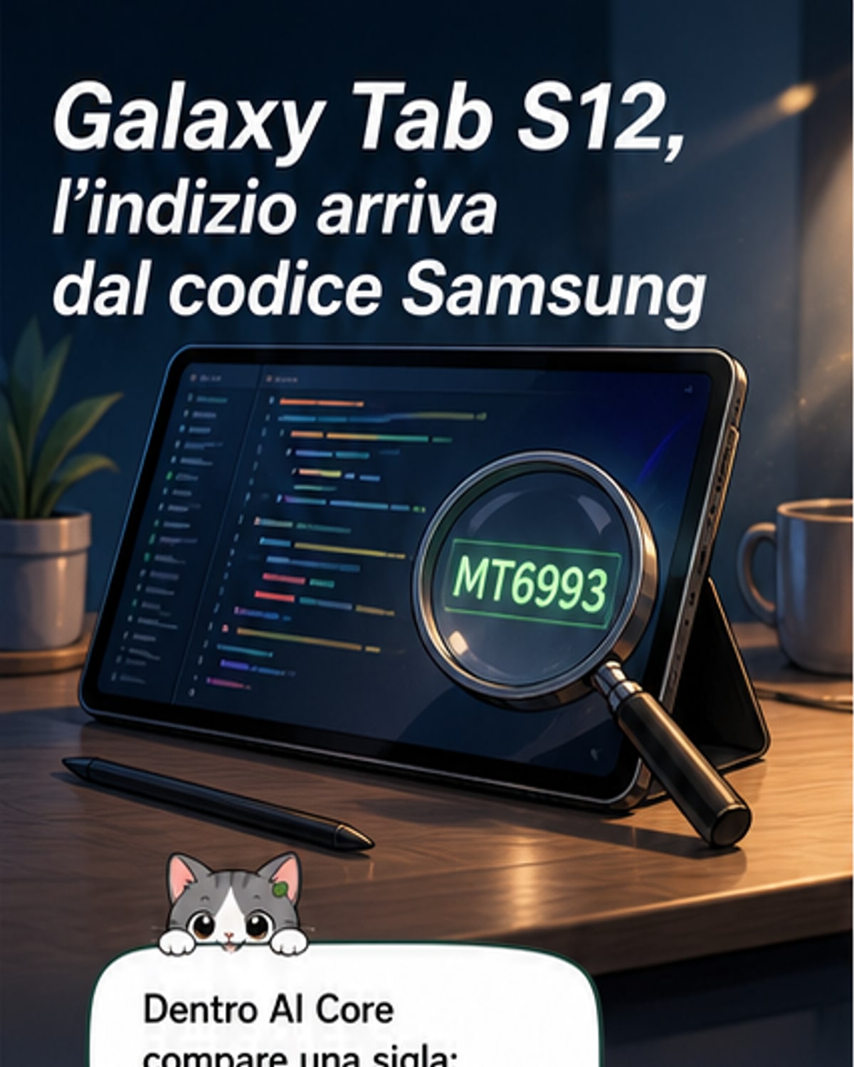 Galaxy Tab S12: il cuore è MediaTek