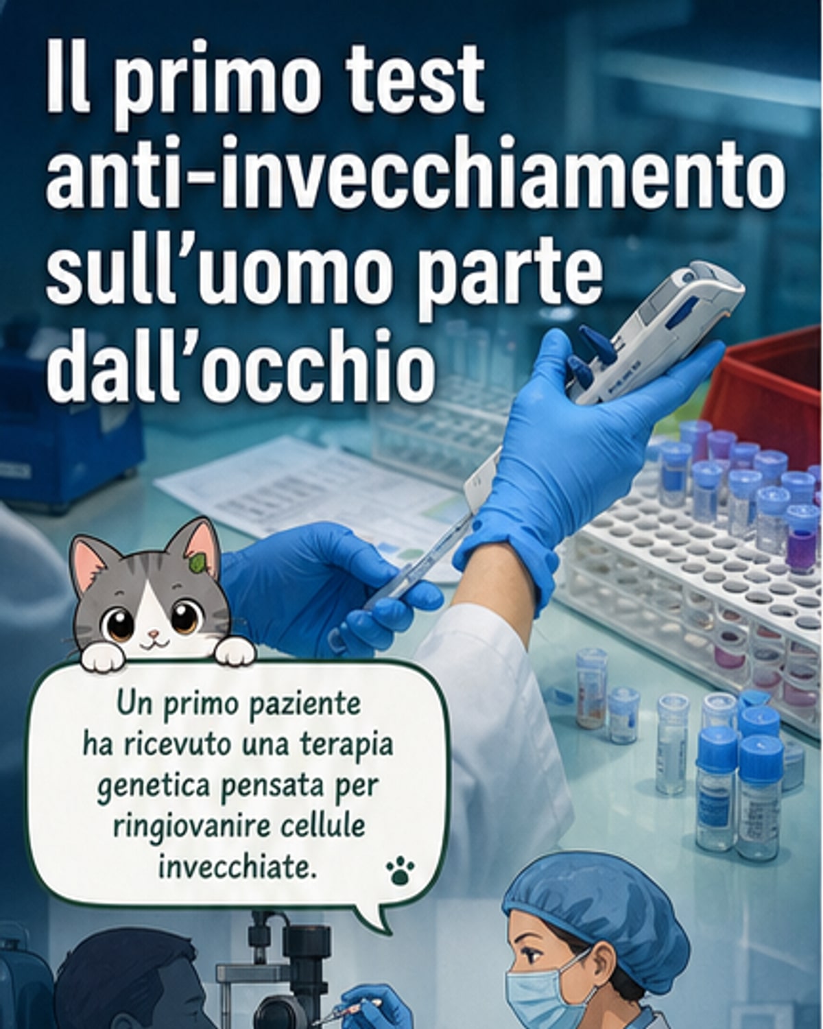 Prima terapia 'anti invecchiamento' testata sull'uomo