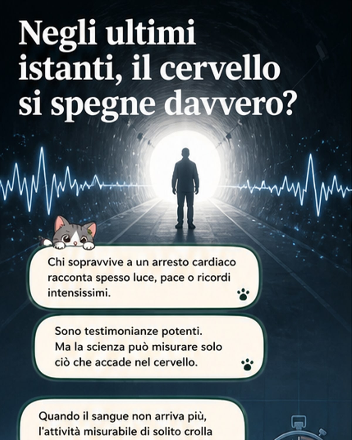 Cosa succede al cervello prima di morire?