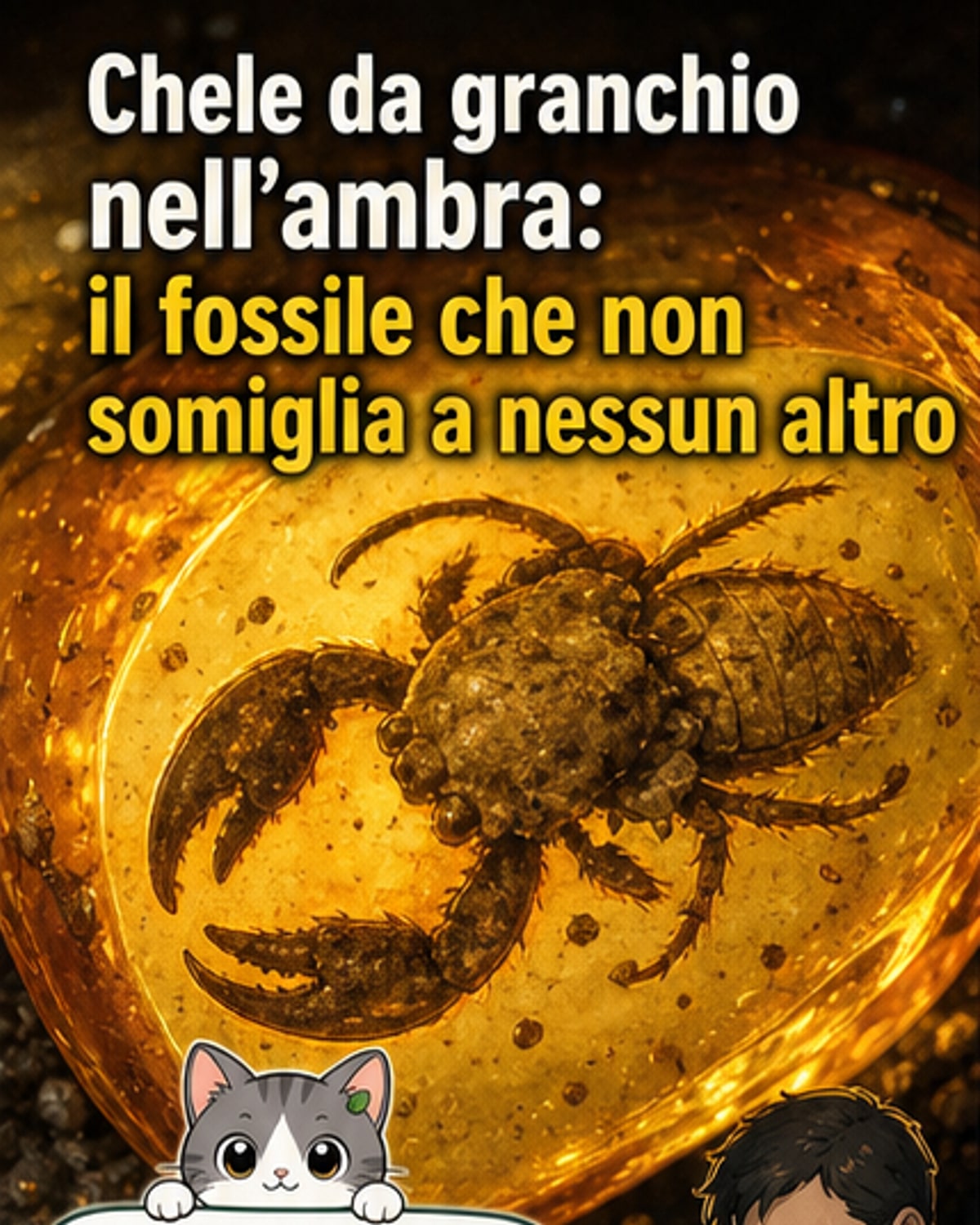 Insetto con chele da granchio nel Cretaceo