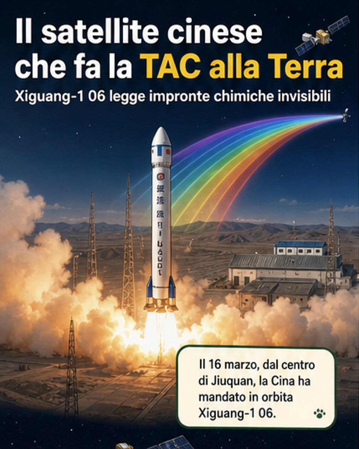 Il satellite che fa la TAC alla Terra