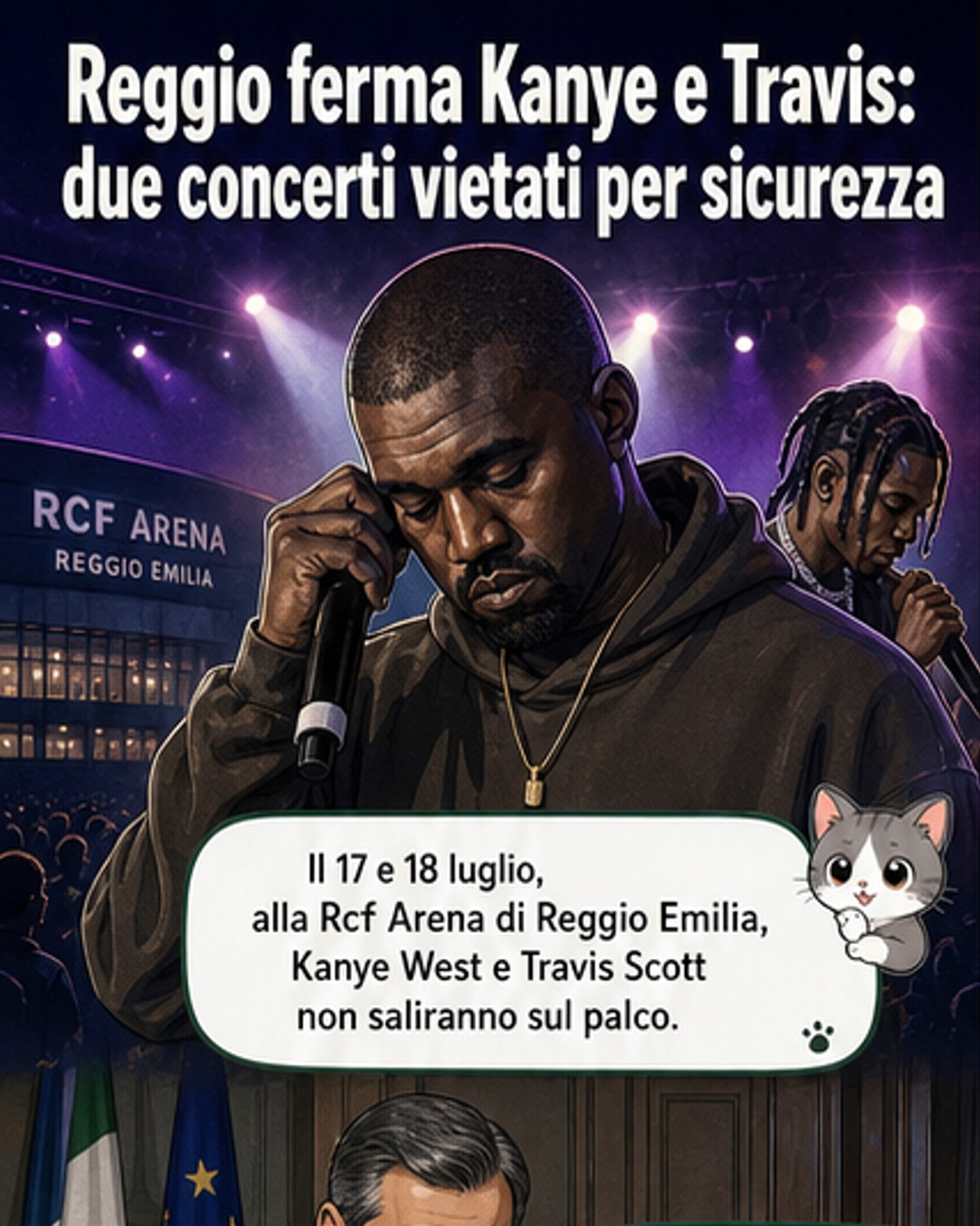 Concerti bloccati a Reggio Emilia