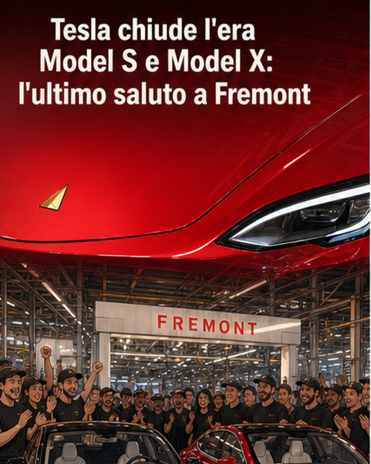 Addio alle Tesla con le ali: fine della produzione