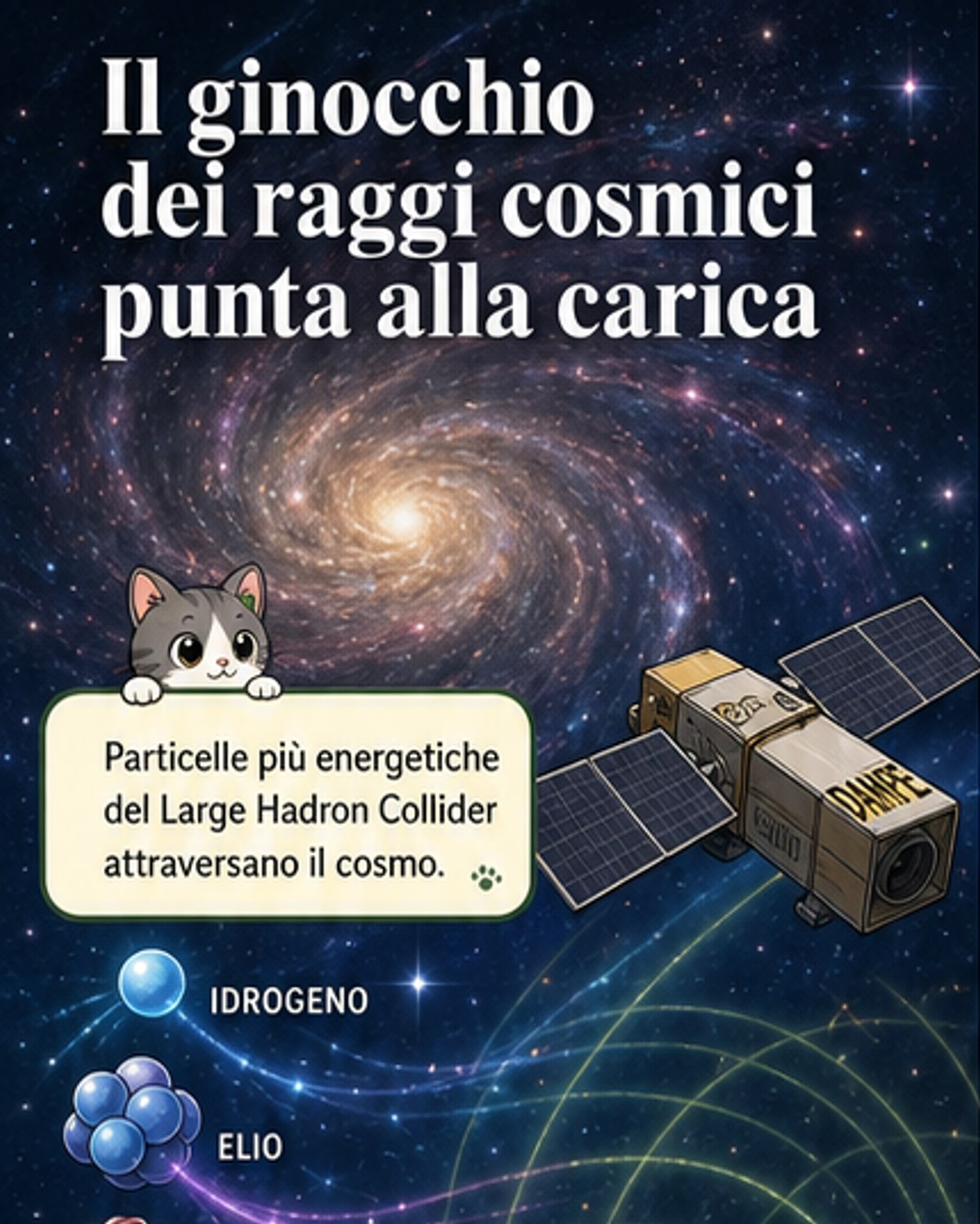 Raggi cosmici, il punto di svolta a 15 teravolt