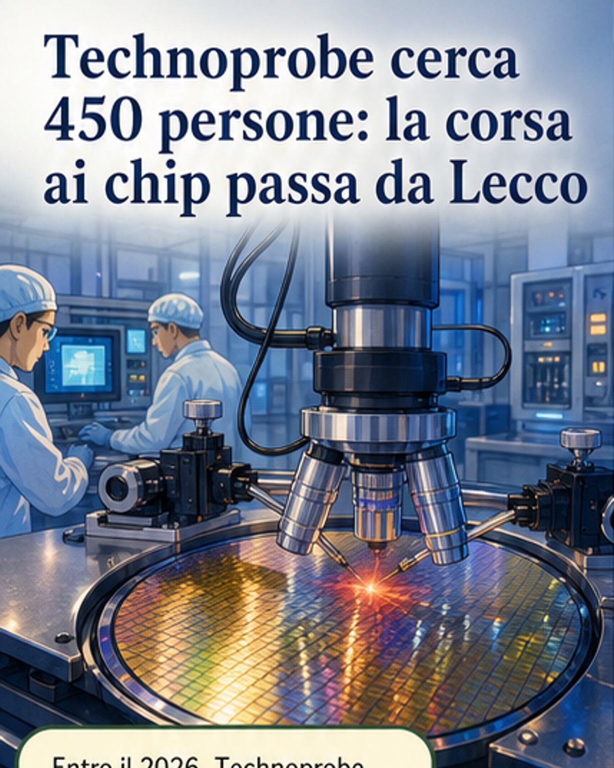 Technoprobe cerca 450 nuovi tecnici