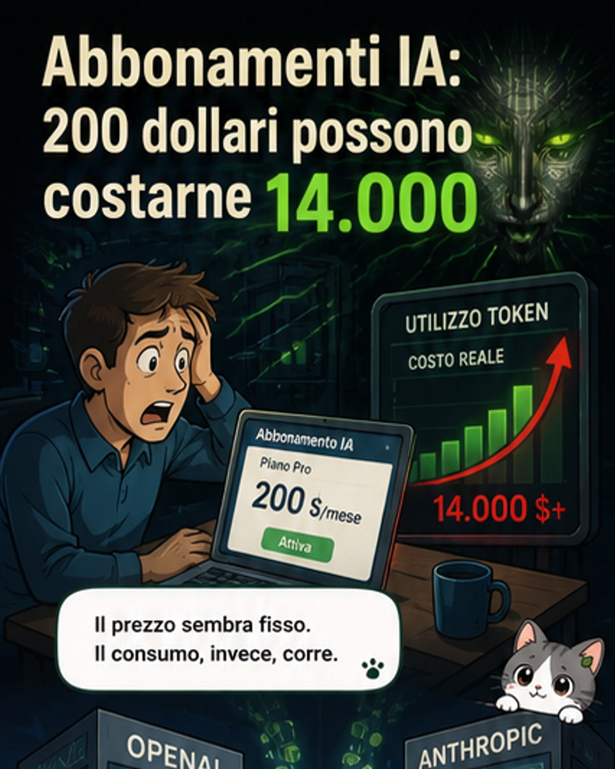 L'IA costa troppo: le aziende scappano