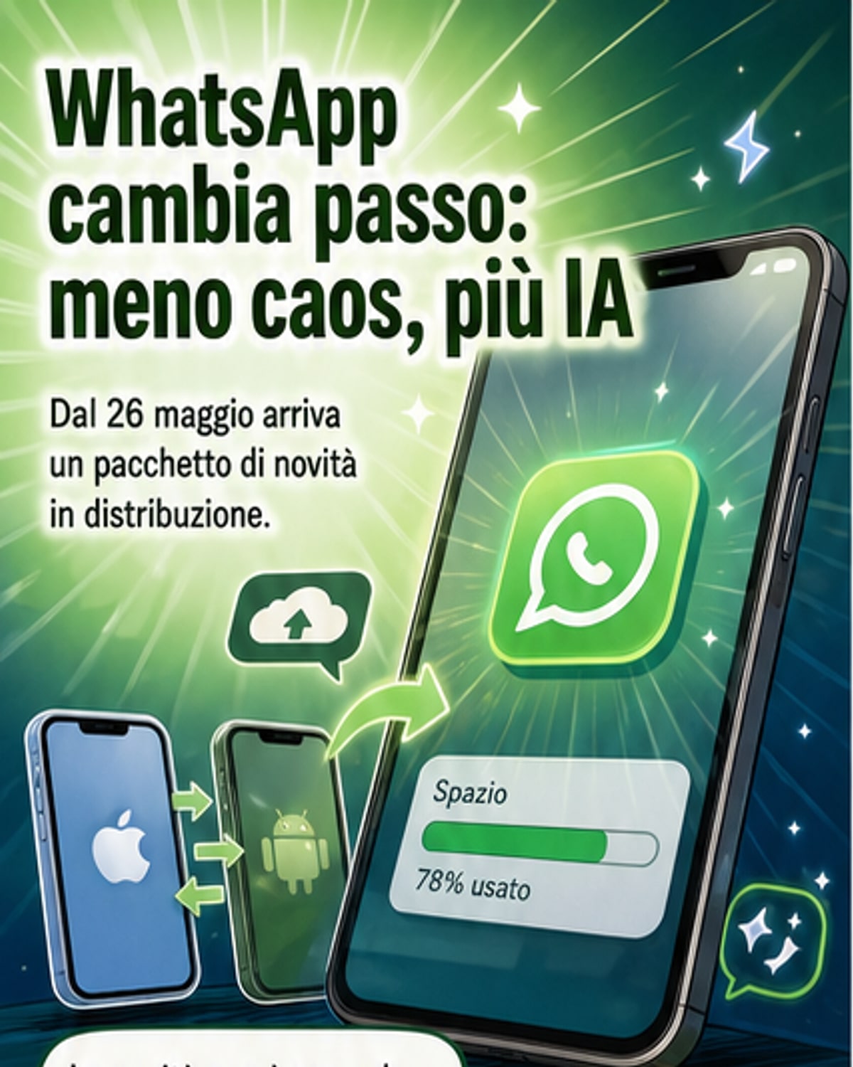 WhatsApp, aggiornamento chiave il 26 maggio