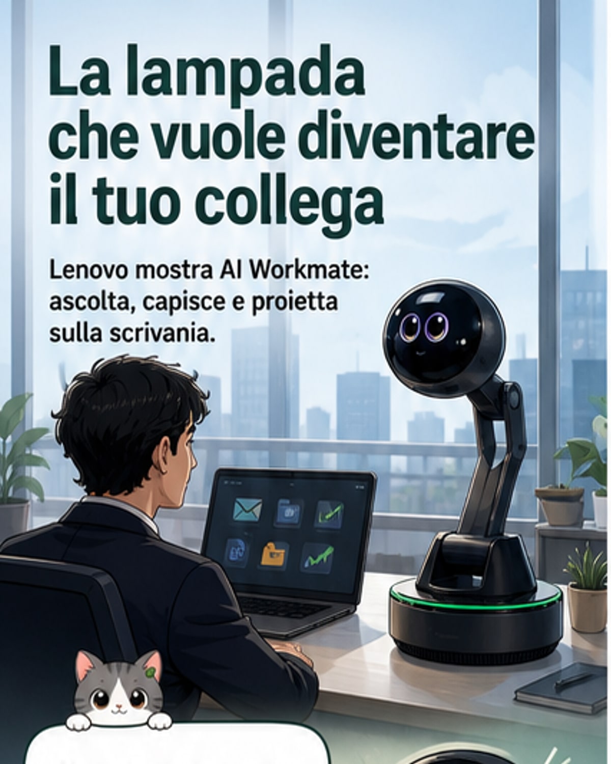 Una lampada che ti saluta al mattino