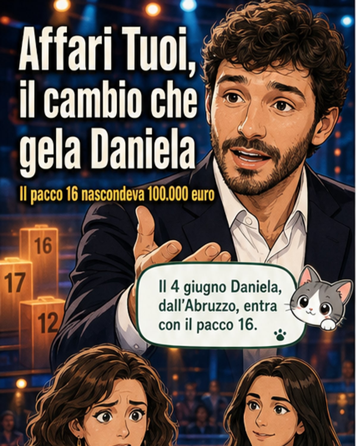 Affari Tuoi, pacco da 100mila persi