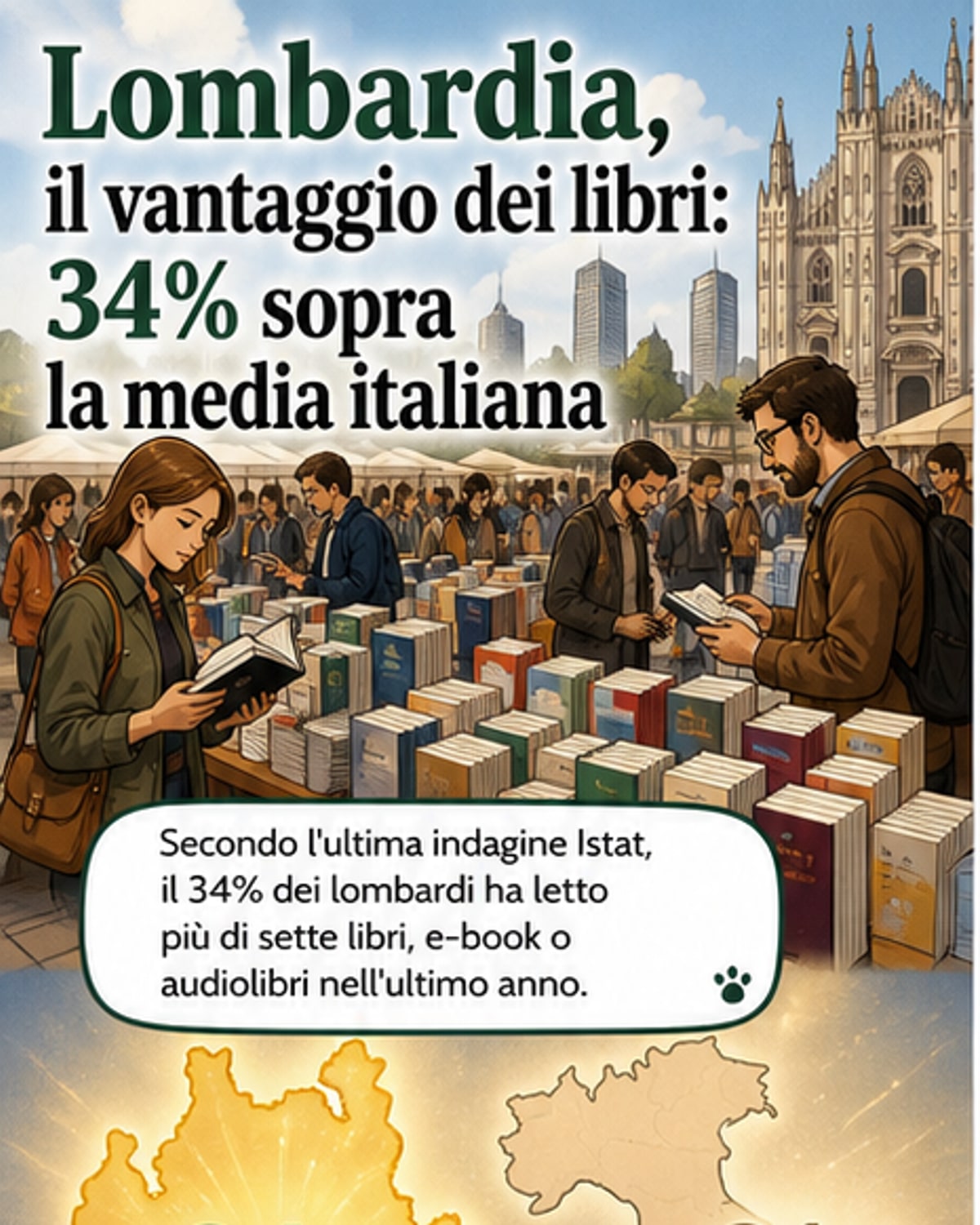 Lombardia, una regione che legge
