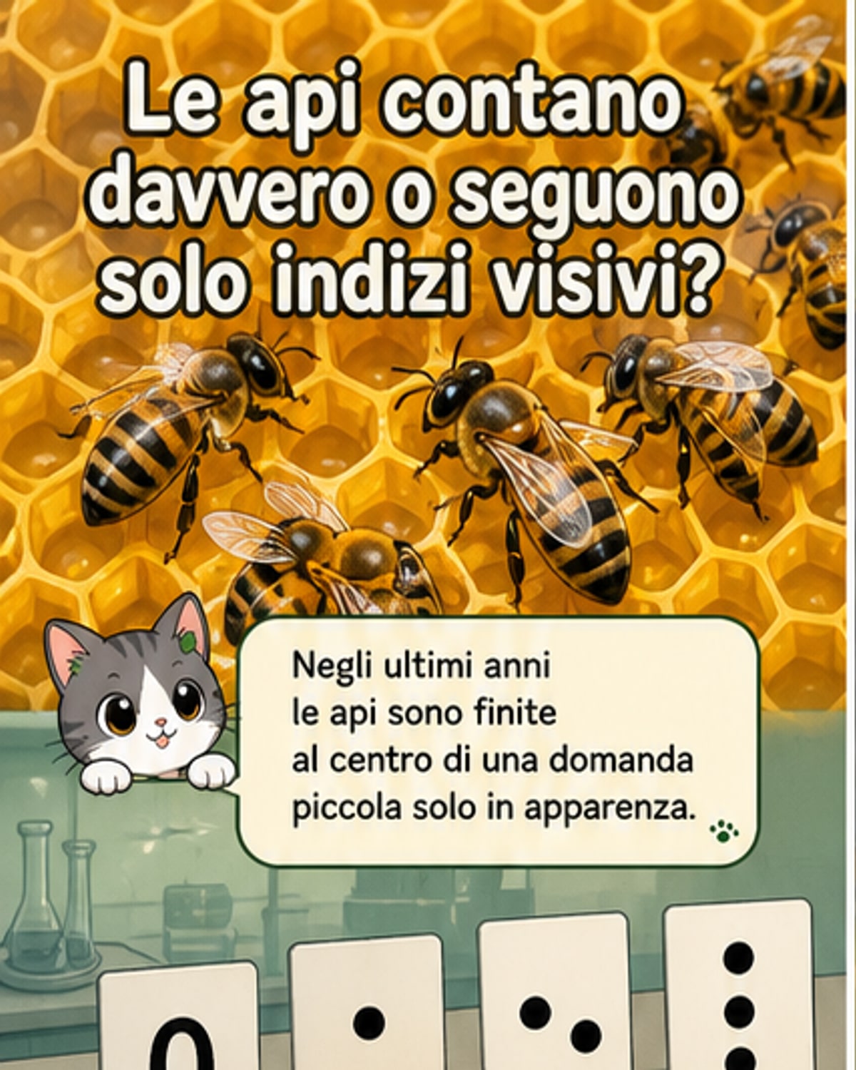 Le api sanno davvero contare?