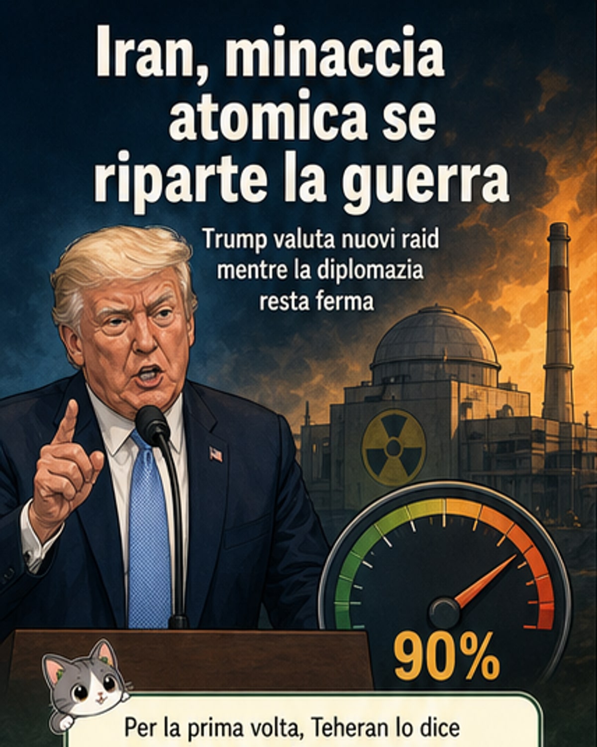 L’Iran minaccia la bomba atomica