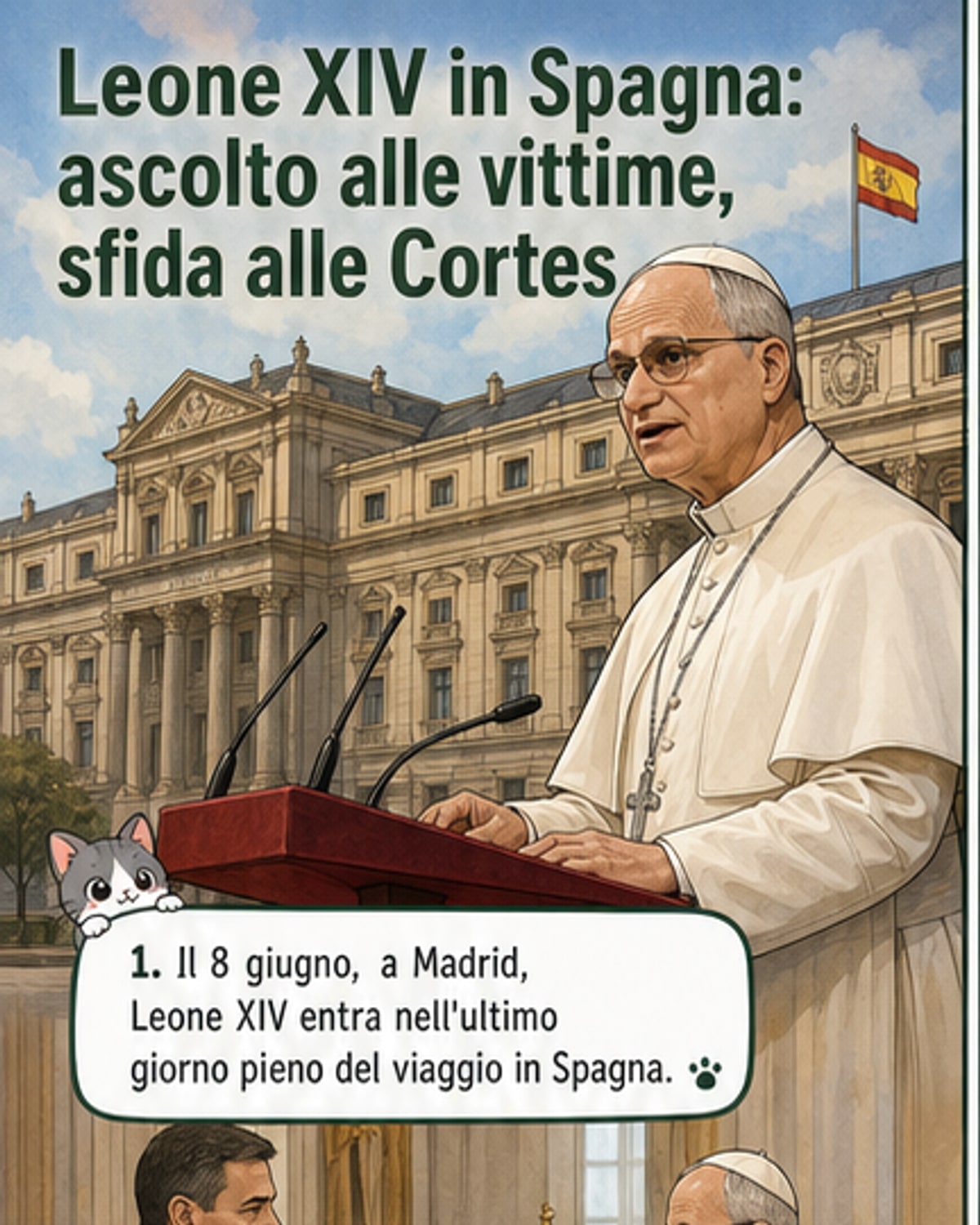 Papa incontra vittime abusi in Spagna