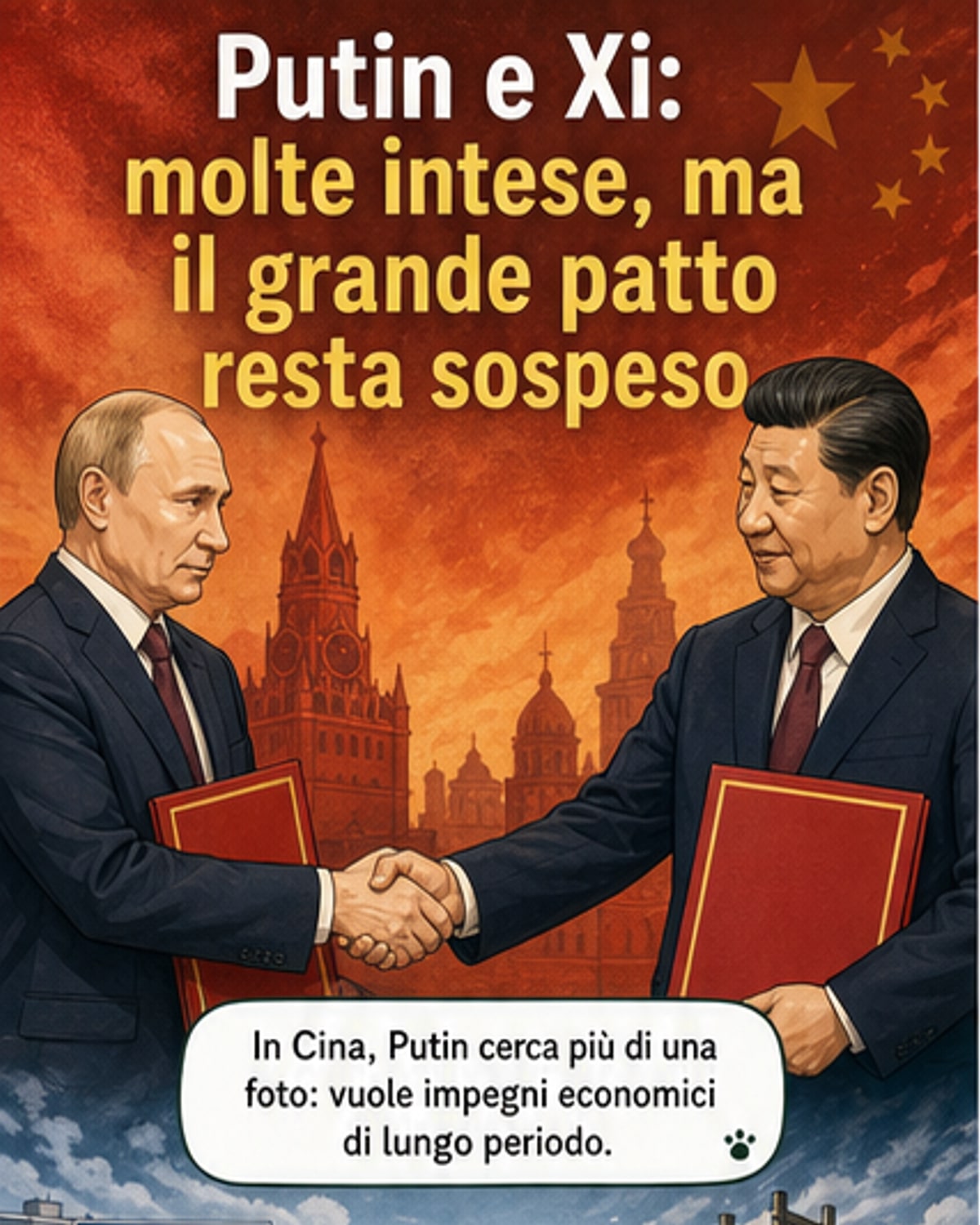 Putin e Xi, alleanza senza fiducia