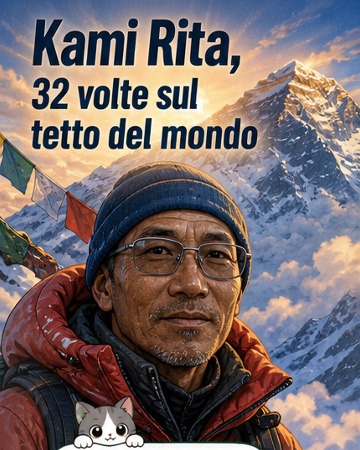 Kami Rita Sherpa scala l'Everest per la 32esima volta