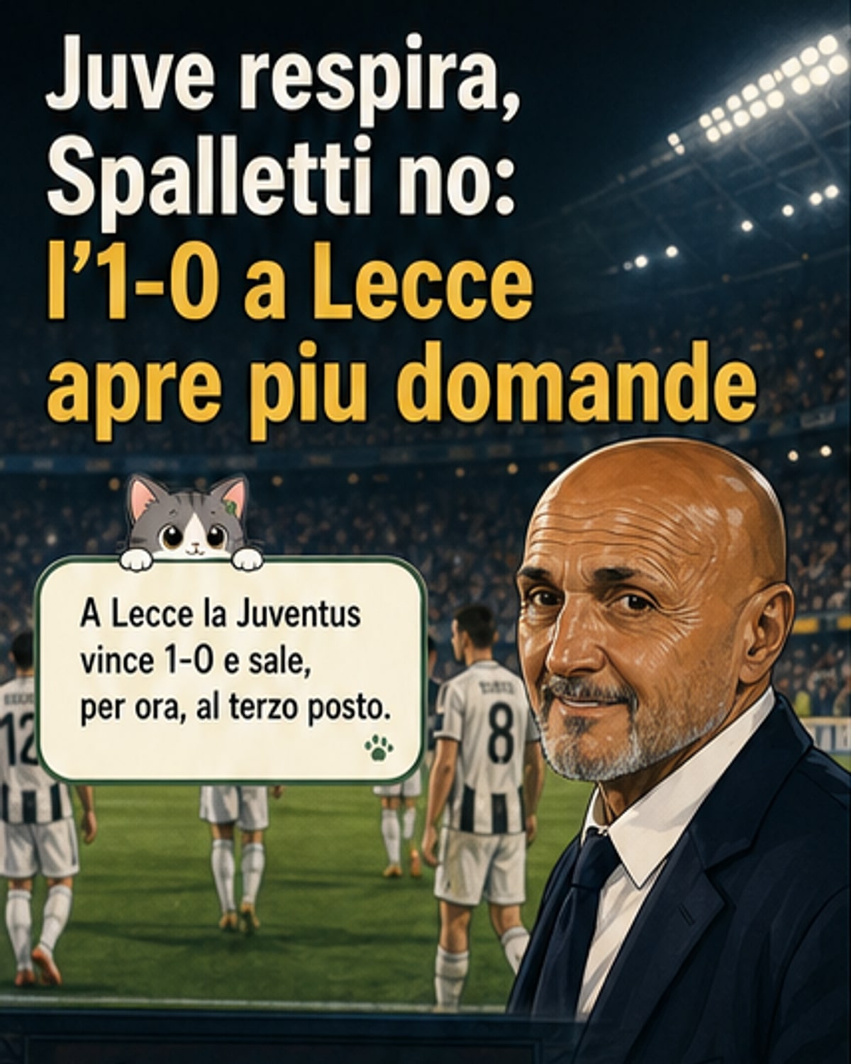 Spalletti: 'Partita che non può finire 1-0'