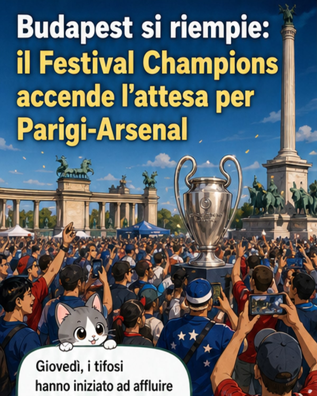 Budapest si accende per la finale di Champions