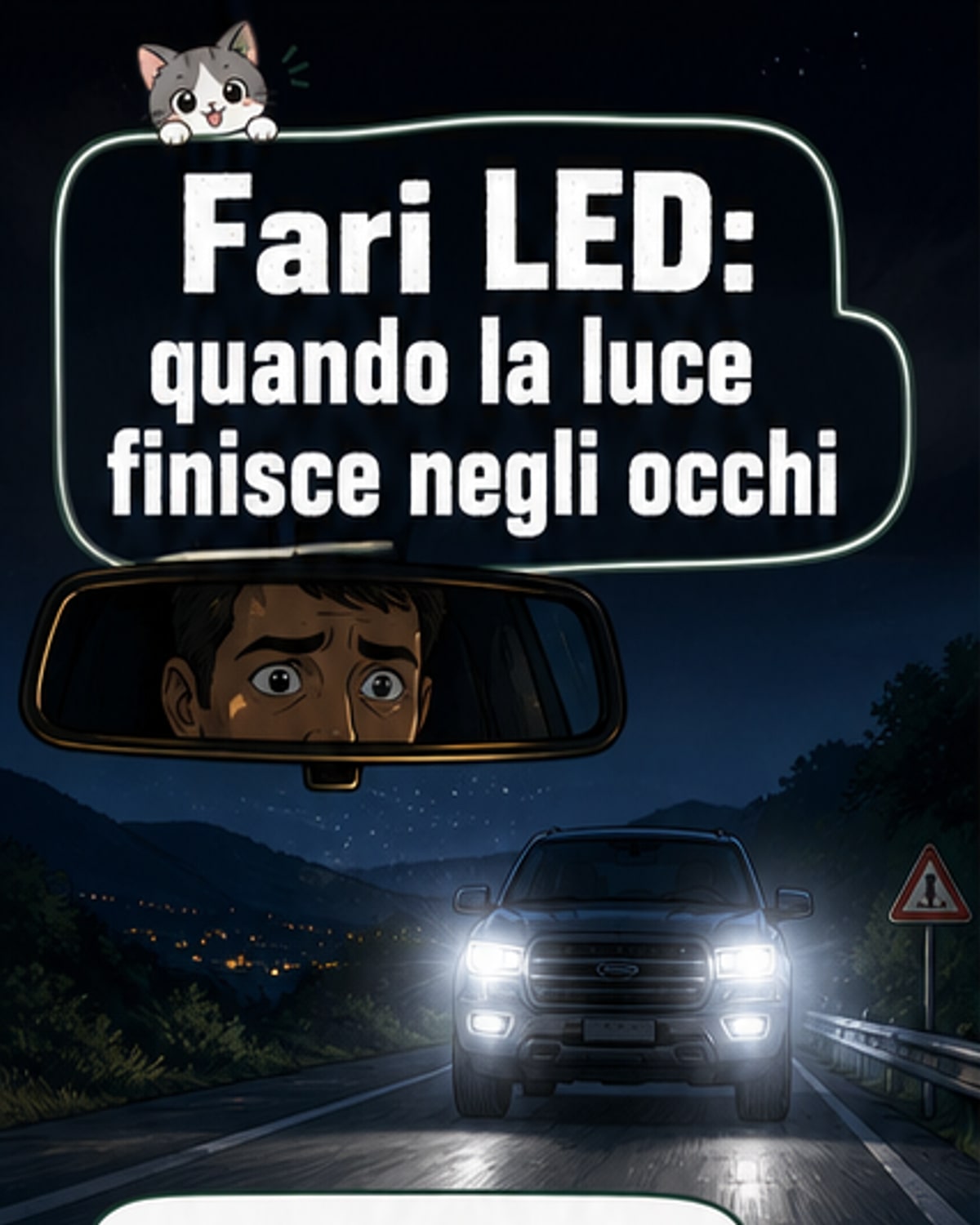 Fari a LED, comodo per te ma accecante per gli altri