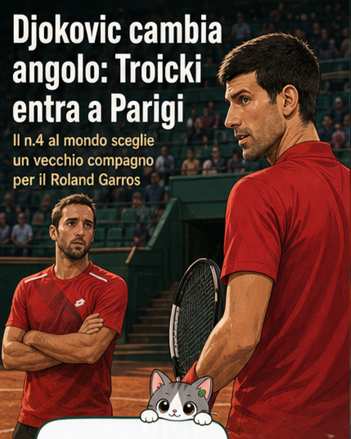 Djokovic sceglie Troicki come nuovo coach