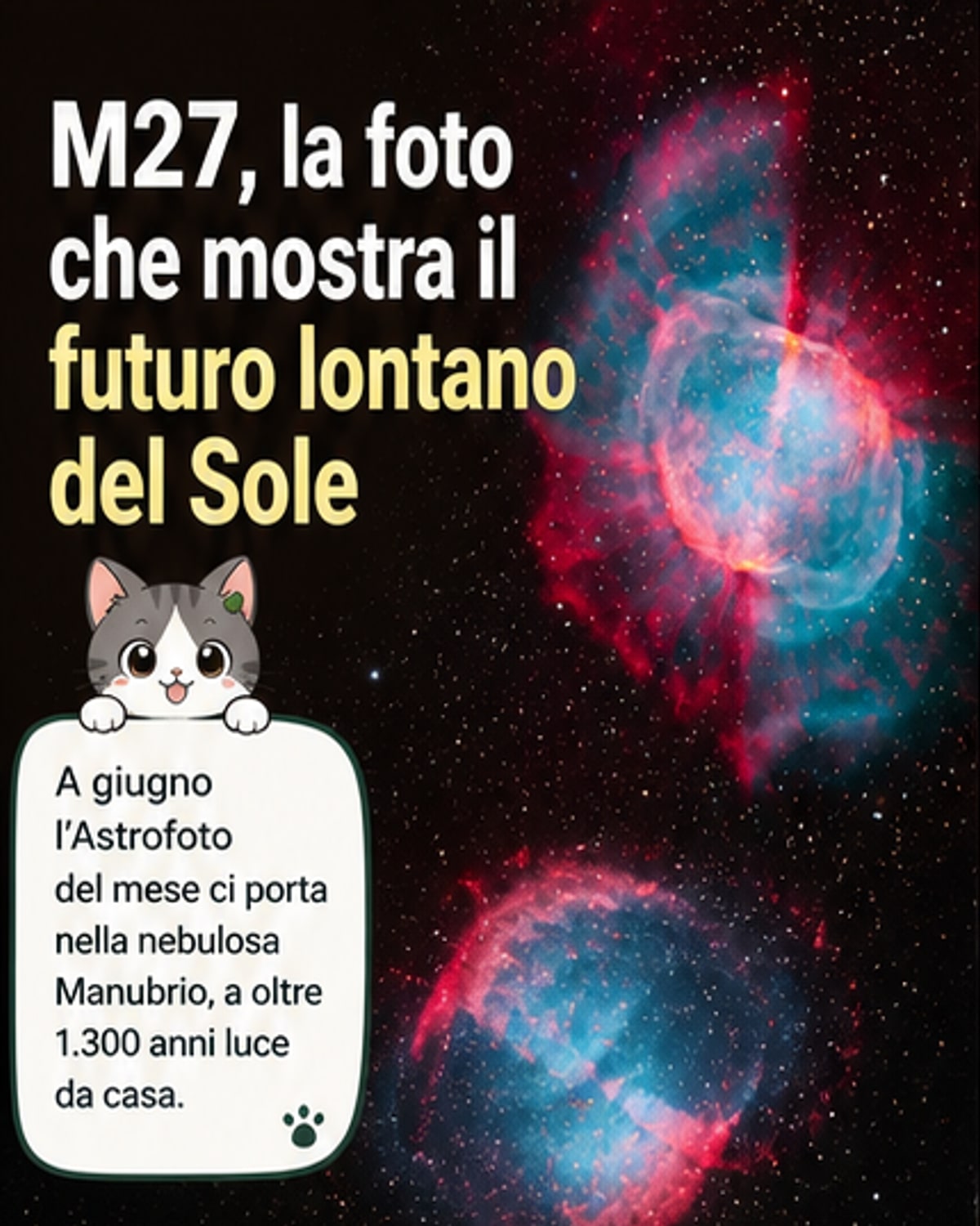 La nebulosa che rivela il futuro del Sole