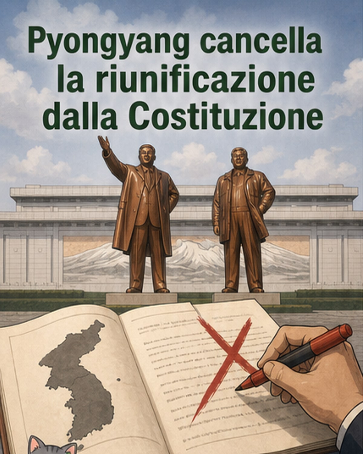 La Corea del Nord cancella la riunificazione