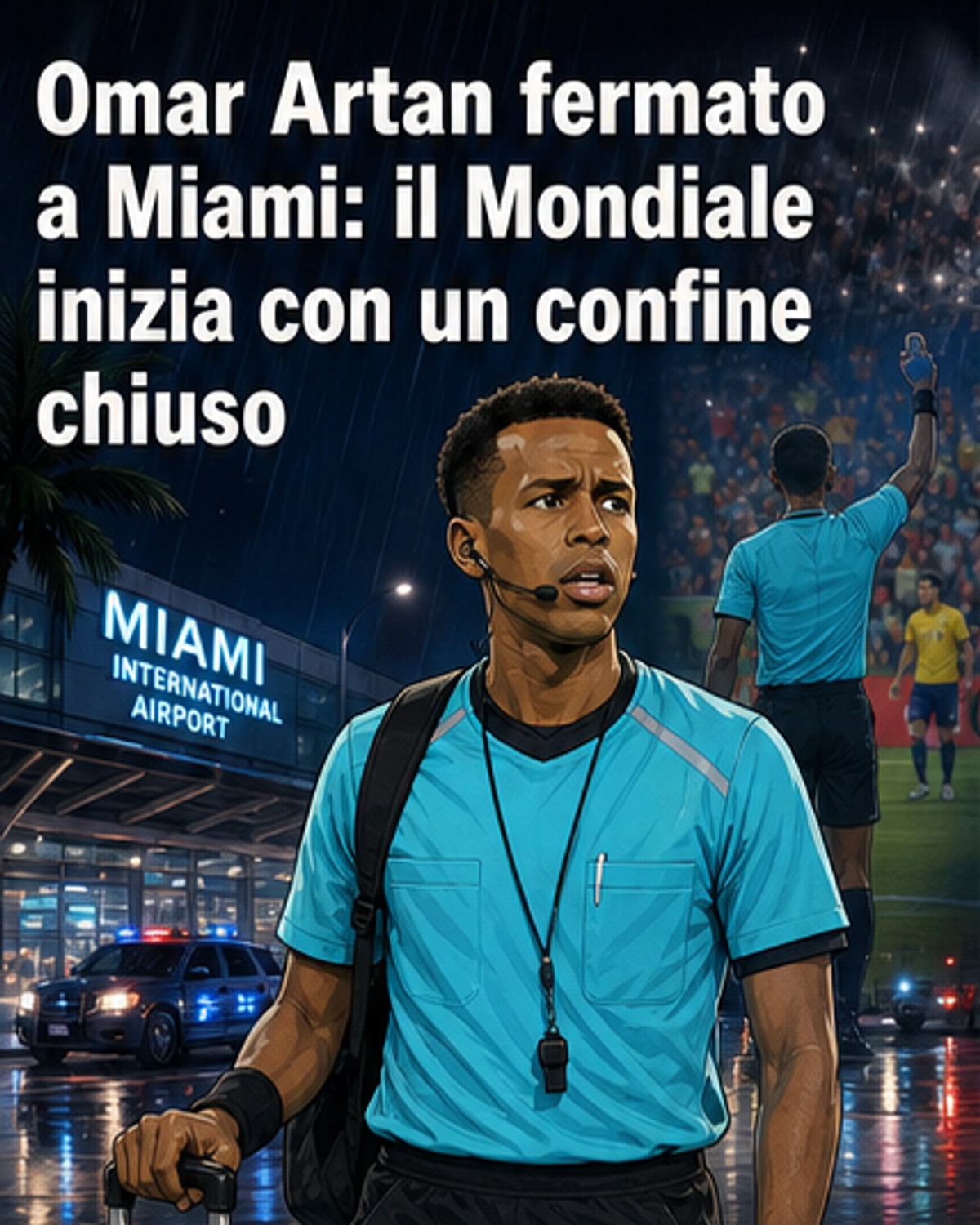 Arbitro somalo negato negli USA per i Mondiali