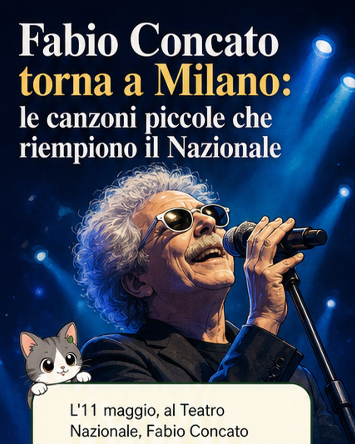 Fabio Concato torna dal vivo