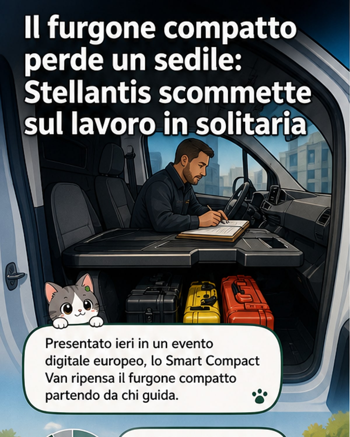 Stellantis lancia il furgone modulare